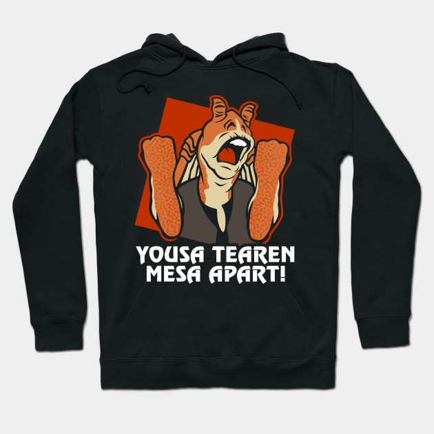 Yousa Tearen Mesa Apart Hoodie by BiggStankDogg